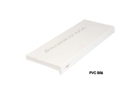 Plastové parapety bílé – šířka 100 mm
