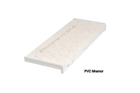 Plastový parapet Mramor – šířka 600 mm