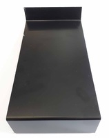 Venkovní parapet pozinkovaný Černý – šířka 300 mm